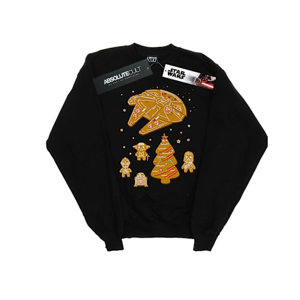 Star Wars Mens Gingerbread Rebels Sweatshirt 5XL Svart Black 5XL