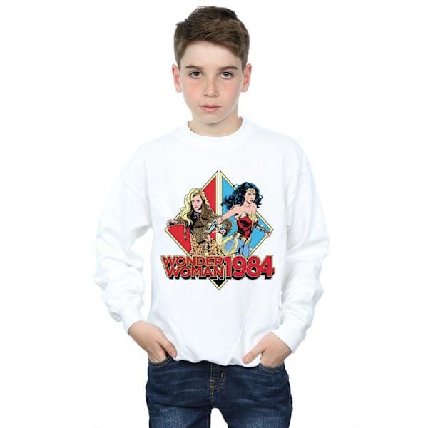 DC Comics Boys Wonder Woman 84 Back To Back Sweatshirt 3-4 År White 3-4 Years