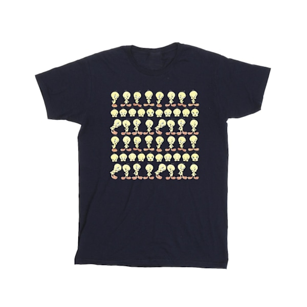 Looney Tunes Tweety Repeat T-shirt för män, marinblå, storlek M Navy Blue M