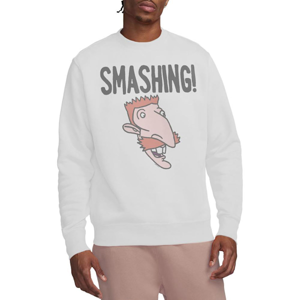 The Wild Thornberrys Unisex Vuxen Smashing! Sweatshirt S Vit White S