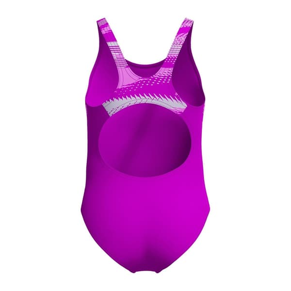 Speedo Flickor Hyperboom Splice Shattered Baddräkt 13 År Diva Pink 13 Years