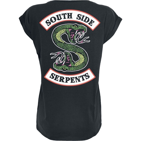 Riverdale Dam/Kvinnor Serpents T-Shirt L Svart Black L