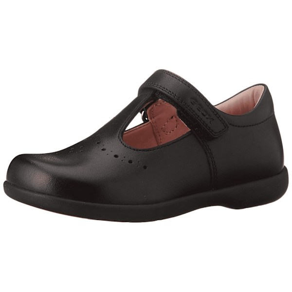 Geox Flickor Naimara Perforerade Lackläder Mary Janes 10 UK C Black 10 UK Child