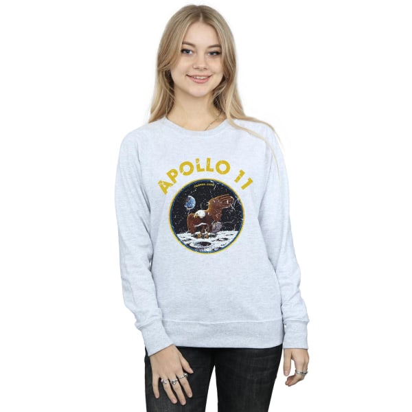 NASA Dam/Dam Klassisk Apollo 11 Sweatshirt S Heather Grey Heather Grey S