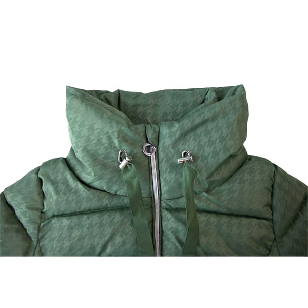 Firetrap Dam/Dam Houndstooth Pufferjacka 10 UK Grön Green 10 UK