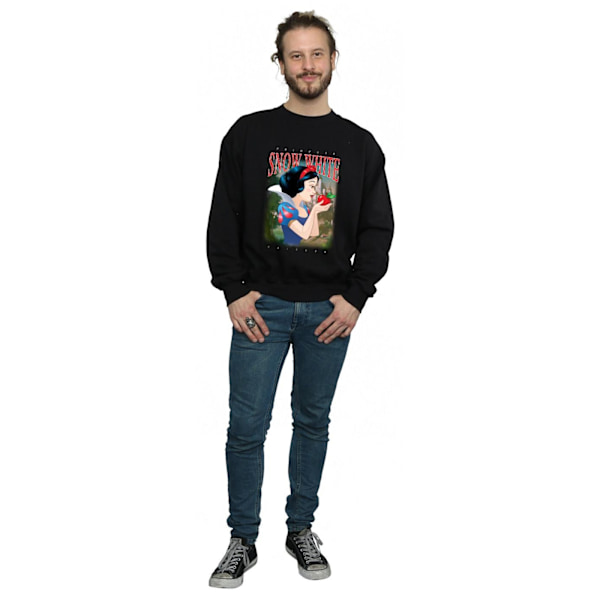 Disney Princess Mens Snow White Montage Sweatshirt L Svart Black L