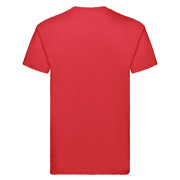 Fruit of the Loom Unisex Super Premium Plain T-Shirt M Röd Red M