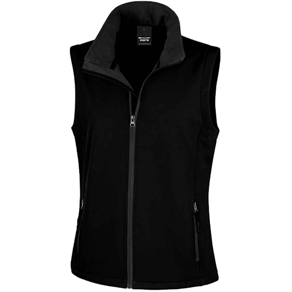 Result Dam/Kvinnor Core Tryckbar Mjuk Skal Väst L Bla Black/Black L