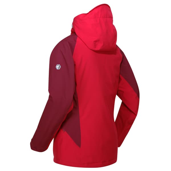 Regatta Dam Highton Vattentät Vadderad Jacka 12 UK Da Dark Cerise/Purple Potion 12 UK