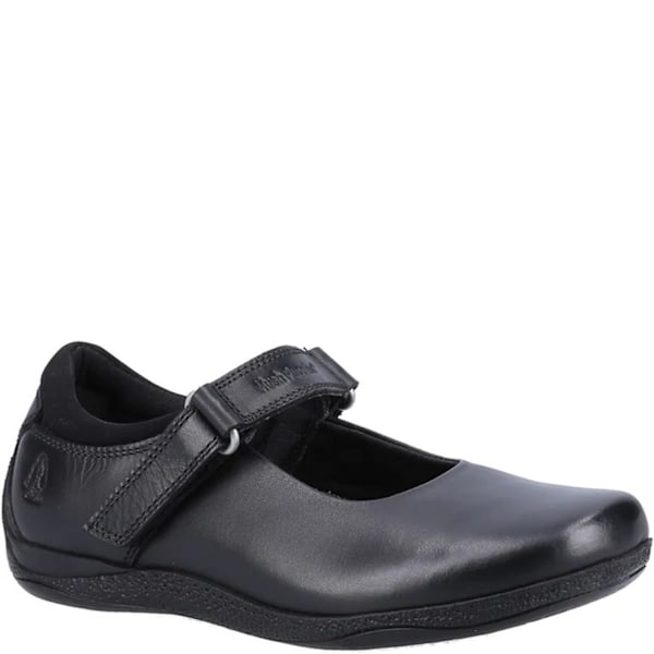 Hush Puppies flickor Marcie läderskolskor 10,5 UK barn Bl Black 10.5 UK Child