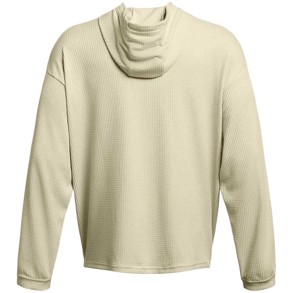 Under Armour Herr Rival Waffle Relaxed Fit Långärmad Hoodie White M