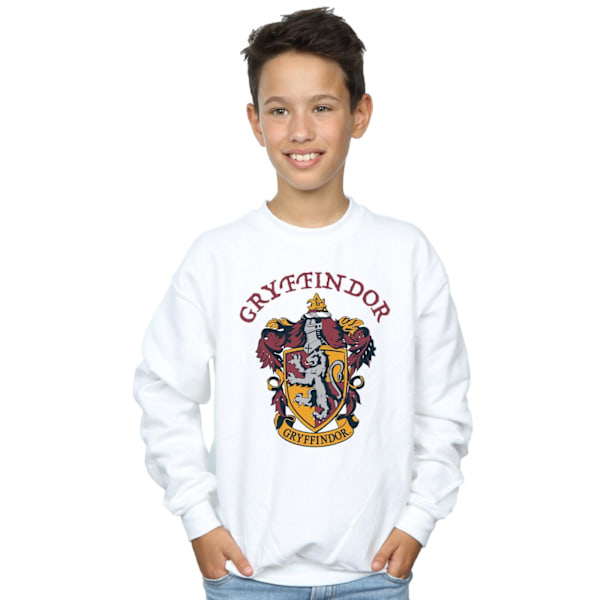 Harry Potter Pojkar Gryffindor Bomullströja 12-13 År Vit White 12-13 Years