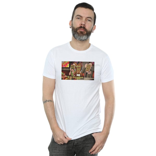 Scoobynatural Mens Supernatural Snacks T-Shirt L Vit White L