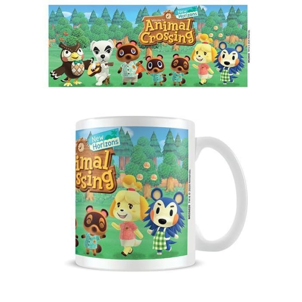 Animal Crossing Line Up Mugg En one size Flerfärgad Multicoloured One Size