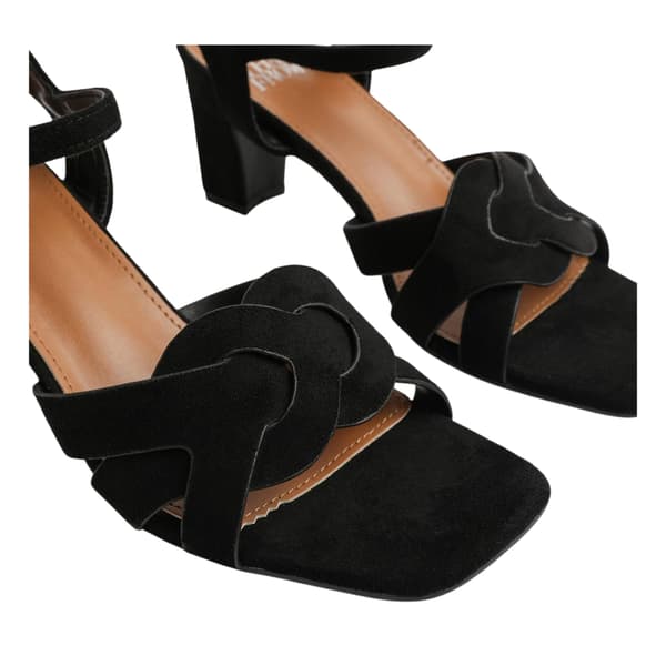 Where's That From Elspth Högklackade Damskor i Mockaimitation 3 Black 3 UK