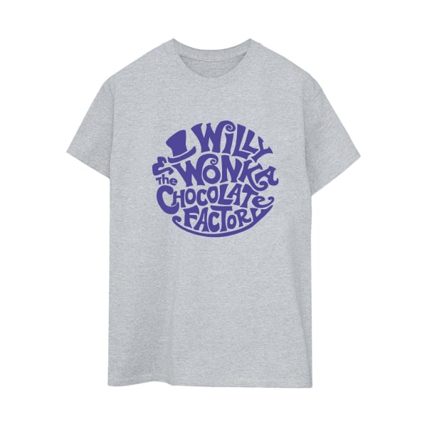 Willy Wonka & The Chocolate Factory Dam/Damer Skrivet Logotyp Co Sports Grey M