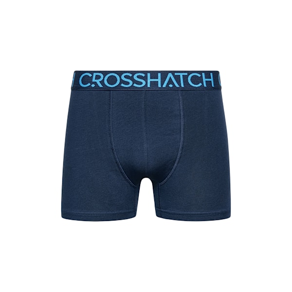 Crosshatch Mens Chasma Boxer Shorts (3-pack) XL Marinblå Navy XL