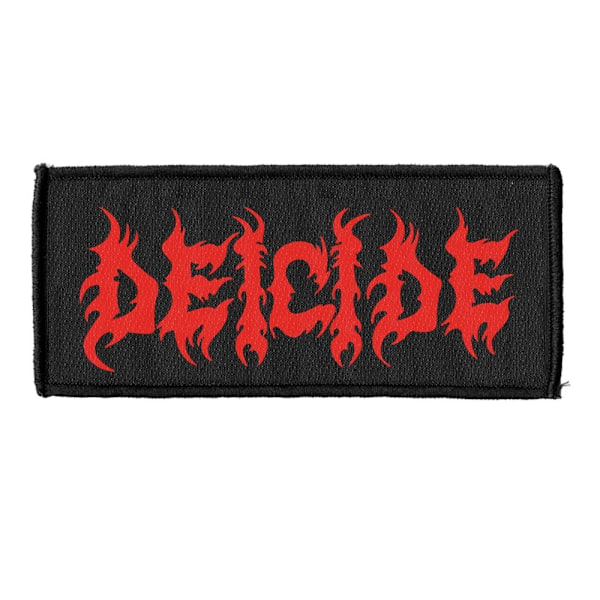 Deicide Logotyp Patch One Size Svart Black One Size