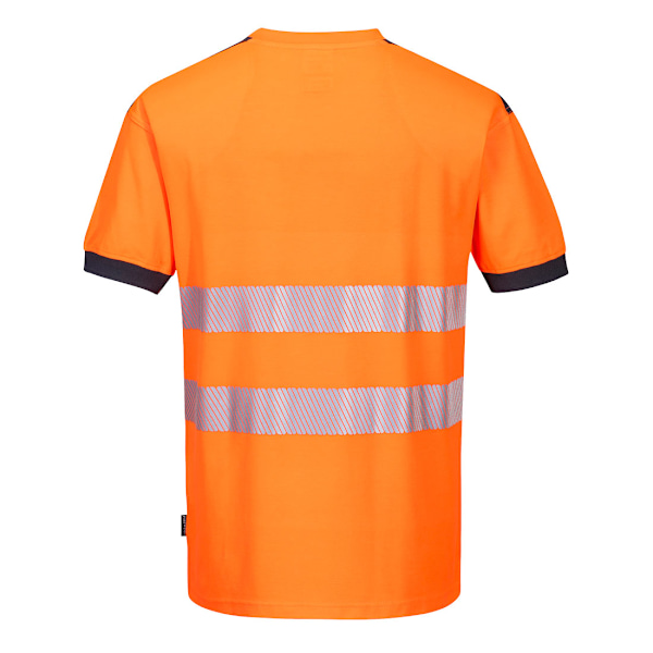 Portwest Hi-Vis Säkerhet T-shirt S Orange/Grå Orange/Grey S