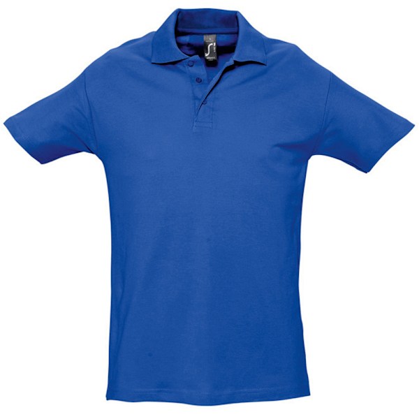 SOLS Herr Spring II Kortärmad Tungvikts Poloskjorta 4XL Roy Royal Blue 4XL