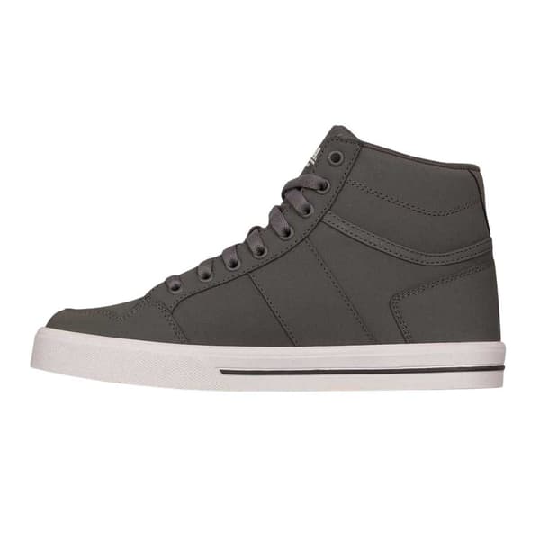 Lonsdale Barn/Barn Canons Läder Platta Träningsskor 5.5 UK Grå Grey/White 5.5 UK