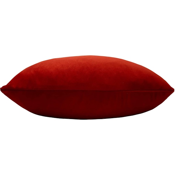 Evans Lichfield Sunningdale Velvet Rektangulär Kuddfodral 30 Flame Red 30cm x 50cm