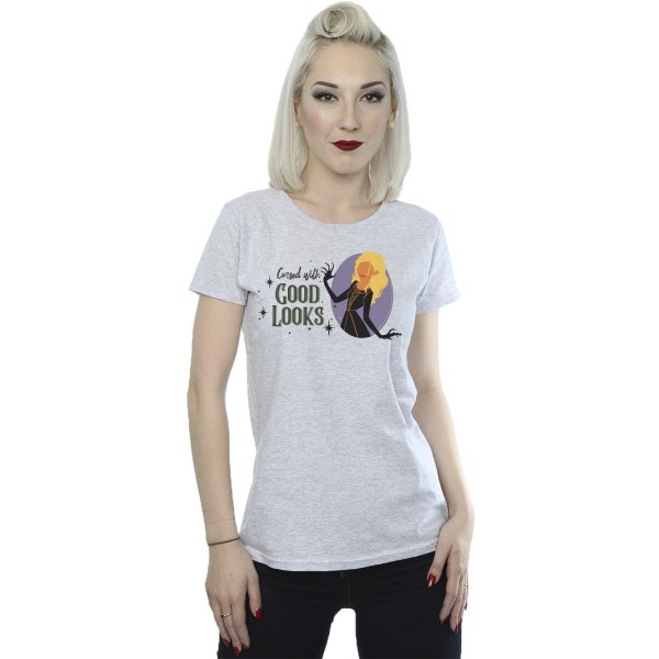 Disney Hokuspokus för damer/damer Förbannade Sarah bomullströja L Sports Grey L