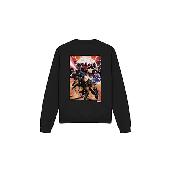 Marvel Unisex Vuxen X-Men Team Attack Sweatshirt M Svart Black M