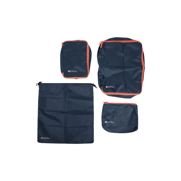 Mountain Warehouse Packkuber Set (4-pack) One Size Marinblå Navy One Size