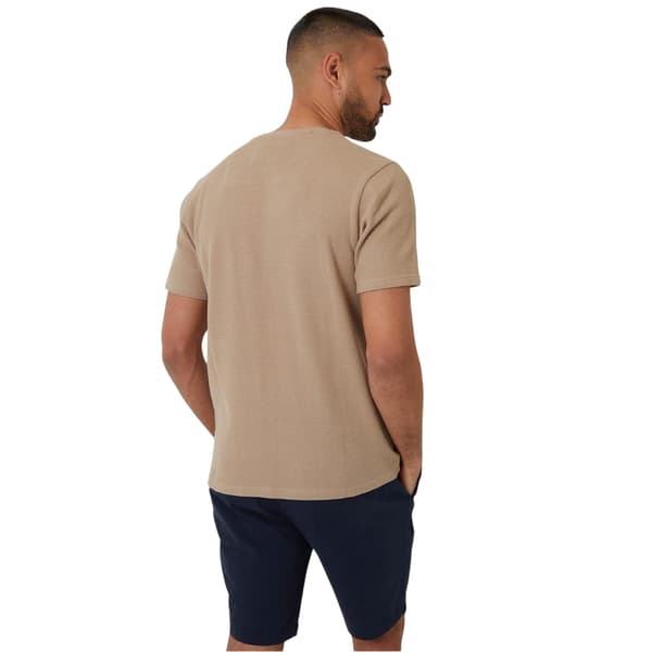 Threadbare Herr Våfflad Regular T-shirt L Stone Stone L