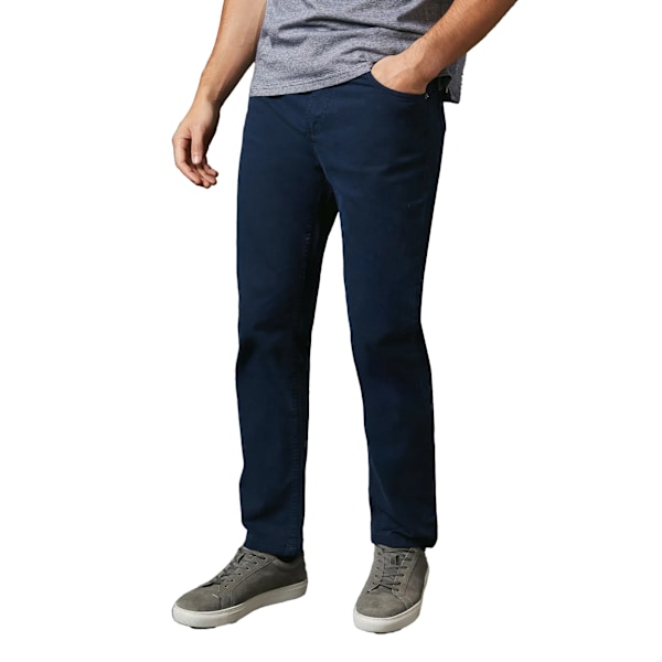 Maine Herr Twill Stretch Rak Skurna Jeans 40R Marinblå Navy 40R