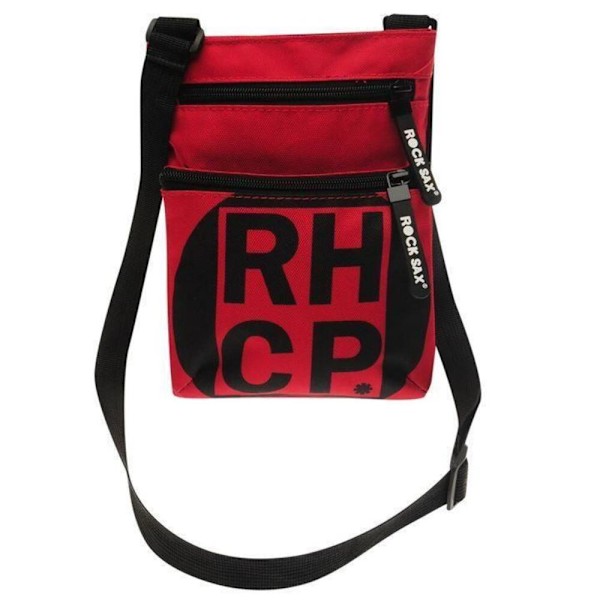 Rock Sax Red Square Red Hot Chili Peppers Väska över axeln En storlek Red/Black One Size