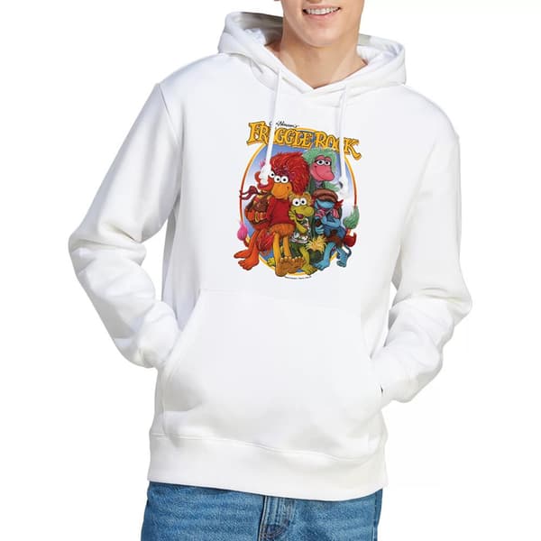 Fraggle Rock Unisex Vuxen Group Hug Hoodie S Vit White S