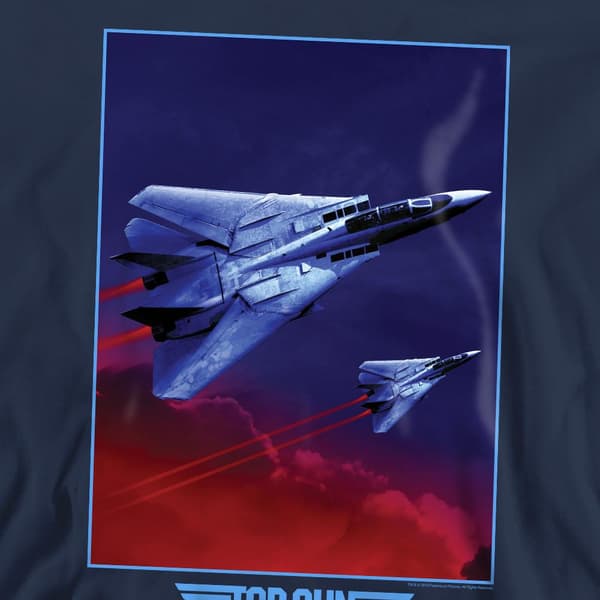 Top Gun Unisex Vuxen Clouds Sweatshirt S Marinblå Navy S