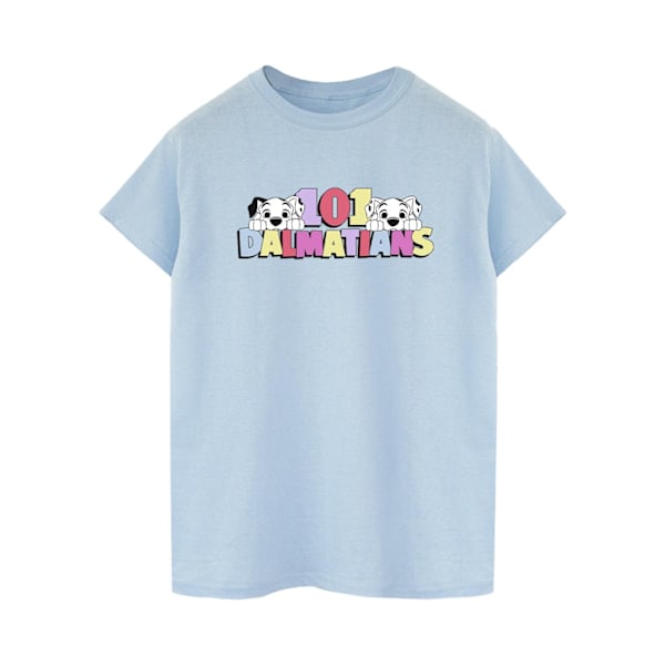 Disney Dam/Damer 101 Dalmatiner Flerfärgad Bomull Pojkvän Baby Blue XL