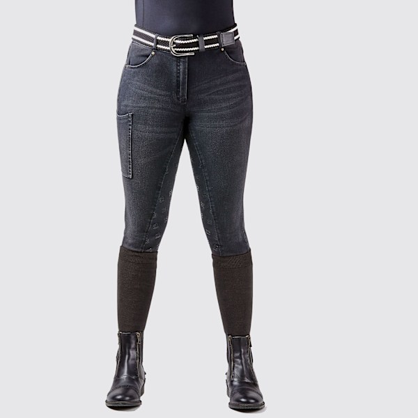 Dublin Womens/Ladies Shona Denim Breeches 10 UK Ash Ash 10 UK