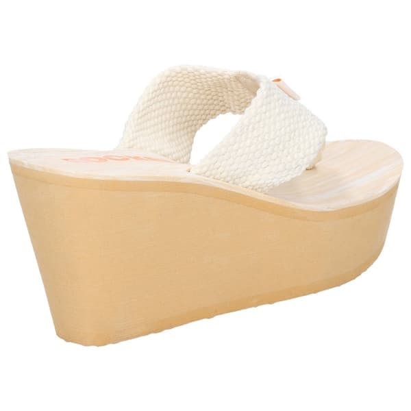 Rocket Dog Dam/Dam Diver Webbing Slip On Wedge Sandaler 6 Cream 6 UK