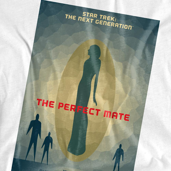 Star Trek Unisex Vuxen The Next Generation Säsong 5 Avsnitt 21 White L