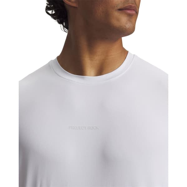 Under Armour Herr Project Rock T-shirt L Vit White L