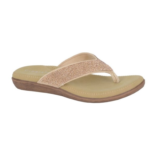 Cipriata Dam/Dam Alcee Diamante Sandaler 4 UK Guld Gold 4 UK
