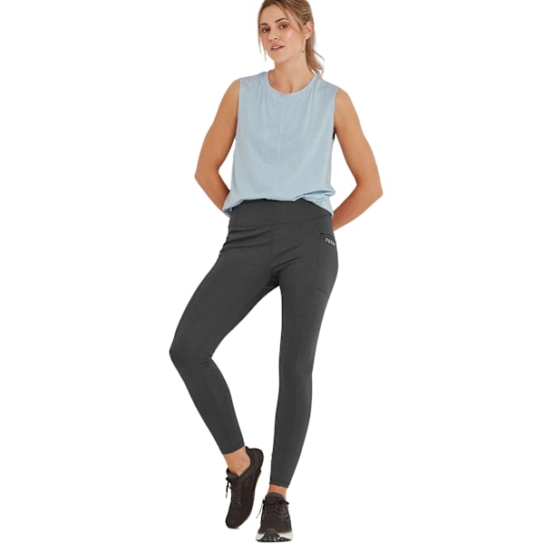 TOG24 Dam/Dam Haller Leggings 16 UK Mörkgråmelerad Dark Grey Marl 16 UK