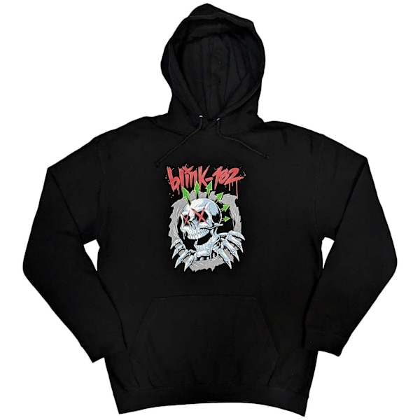 Blink 182 Unisex Vuxen Six Arrow Skull Hoodie S Svart Black S