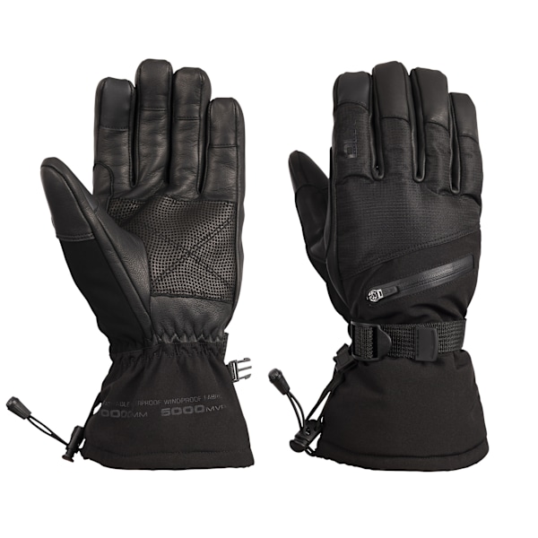 Trespass Unisex Vuxen Edonia DLX Skidhandskar i Läder XS Svart Black XS