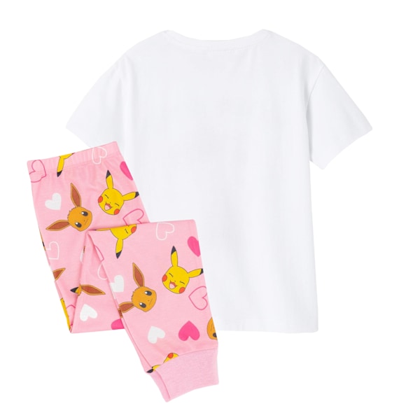 Pokemon Girls Besties Långbenspysjamas Set 3-4 År Vit/Rosa White/Pink 3-4 Years