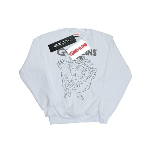 Gremlins Dam/Damer Spike´s Glasögon Sweatshirt XXL Vit White XXL