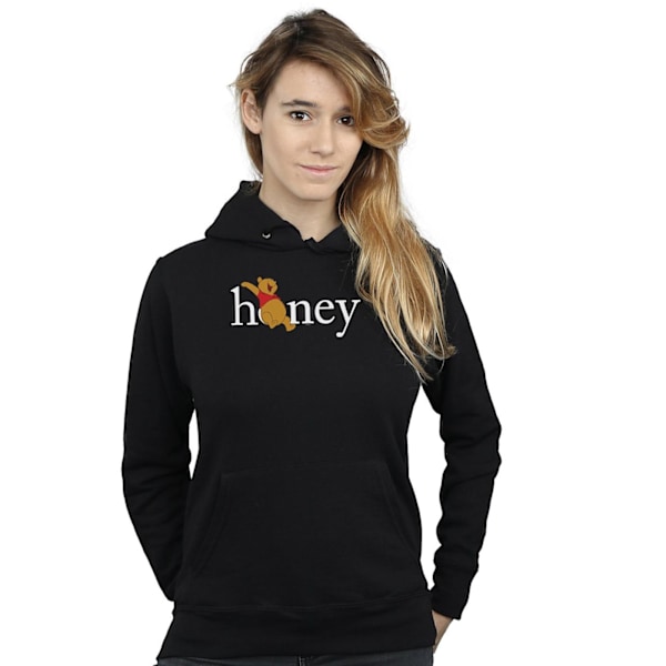 Disney Dam/Kvinnor Winnie The Pooh Honey Hoodie S Svart Black S
