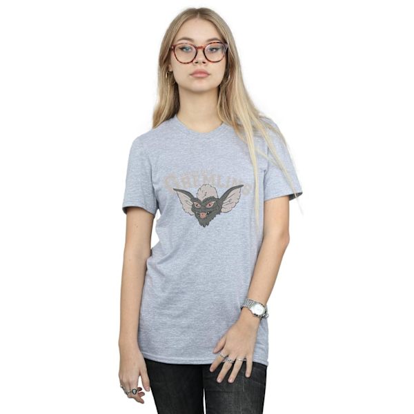 Gremlins Dam/Damer Kingston Falls Sport Bomull Boyfriend T- Sports Grey 3XL