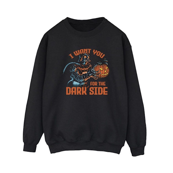 Star Wars Dam/Kvinna Mörk Sida Darth Vader Tröja 4XL Svart Black 4XL