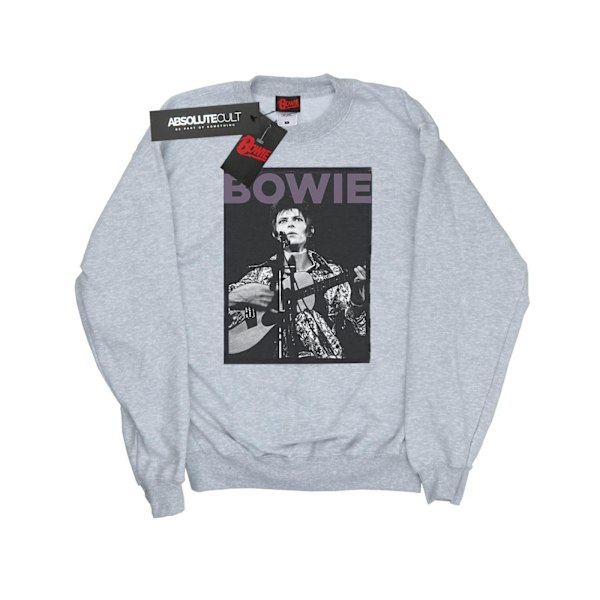 David Bowie Herr Rock Poster Sweatshirt M Sports Grey Sports Grey M