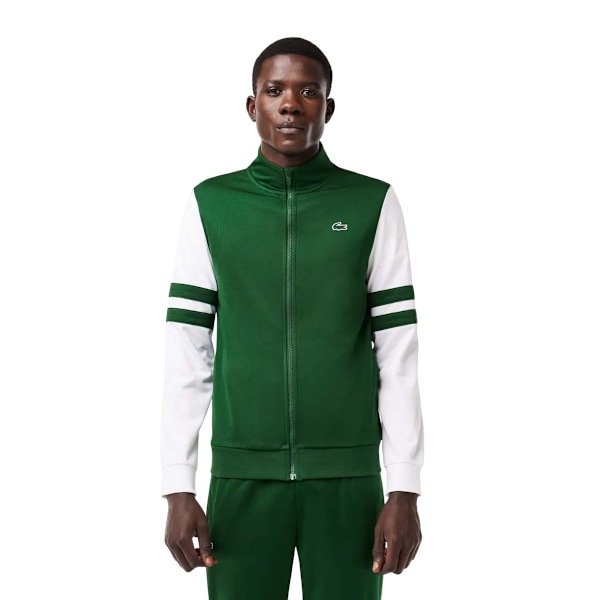 Lacoste Unisex Vuxen Sportdräkt Randig Tennisjacka S Grön/Vit Green/White S